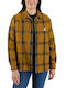 Carhartt Women's Checked Midi Overshirt with Buttons Brown