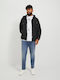 Winter Jacke Softshell Wasserdicht und Winddicht Schwarz
