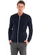 Men's Knitted Cardigan Blue