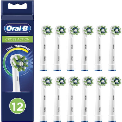 Oral-B Cross Action Electric Toothbrush Replacement Heads 451148 12pcs