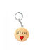 Wooden Art Handmade Keychain Wooden