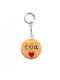 Wooden Art Handmade Keychain Wooden