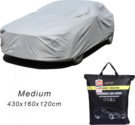 Carsun Covers for Fiat Coupe Hyundai Coupe 430x160x120cm Waterproof Medium for Coupe / Sedan Secured with Elastic