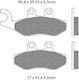 Artrax Motorcycle Brake Pads for Gilera Nexus / Runner Piaggio Vespa / MP3