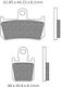 Artrax Motorcycle Brake Pads for Yamaha MT-01 / V-MAX / YZF-R1