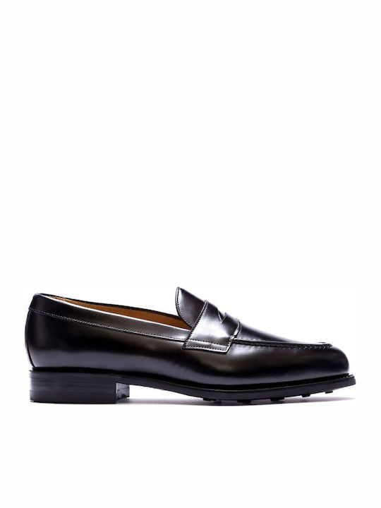 Δερμάτινα Ανδρικά Loafers σε Μαύρο Χρώμα