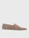 Wildleder Herren Mokassins in Beige Farbe