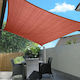 Ecoshadow Rechteckig Schattierungsnetz Orange Mit Hoop 3x4m 280gr/m²