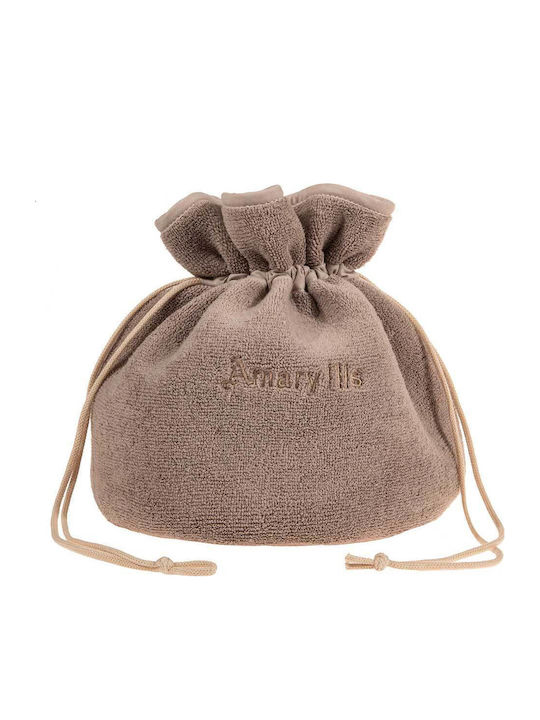 Amaryllis Slippers Toiletry Bag in Brown color ...