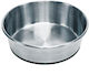Donald Pet Care Metallischer Futternapf für Hund & Katze mit Gestell 13cm in Silber Farbe