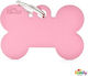My Family Basic Dog ID Tag Bone Pink Metal Pers...