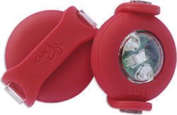 Curli Circular Red Rubber Dog ID Tag Small Curli Circular Red Rubber Dog ID Tag Small