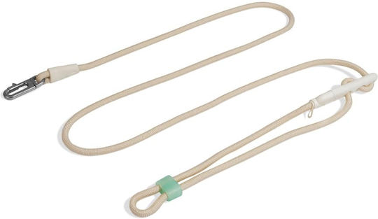 Zee-Dog Hundeleine und -führer Riemen in Beige Farbe 1,2m x 1cm