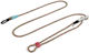 Zee-Dog Dog Leash/Guide Strap in Beige Color 1.2m x 1cm