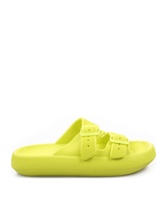 Fshoes Σαγιονάρες σε Πράσινο Χρώμα