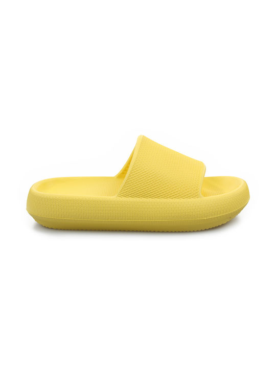 Fshoes Women's Slides Yellow