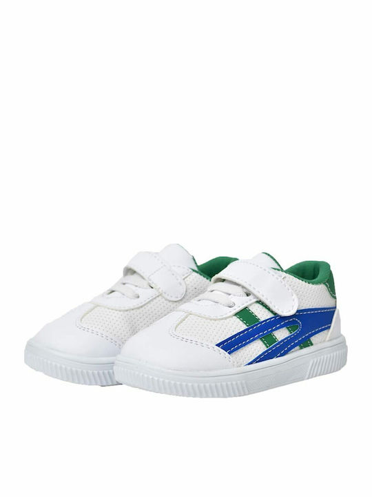 Potre Παιδικά Sneakers με Σκρατς Λευκά