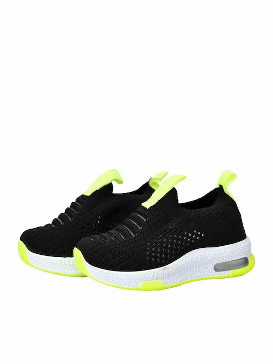 Potre Παιδικά Sneakers Slip-on Μαύρα