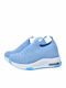 Kinder Sneakers Slip-on Hellblau