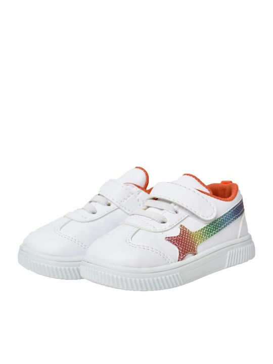 Potre Colorful Star Παιδικά Sneakers με Σκρατς ...