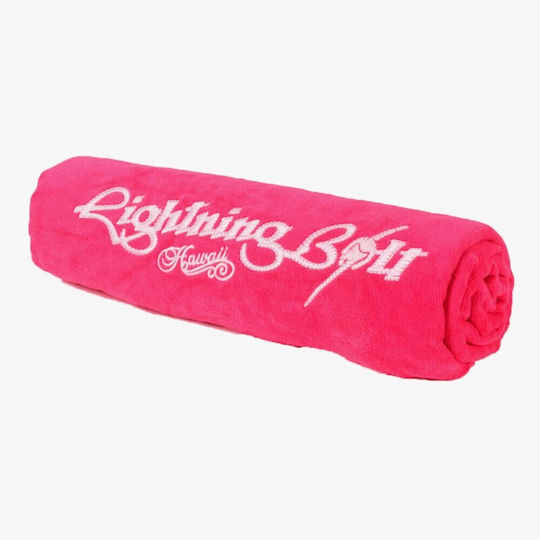 Lightning Bolt Lightning Bolt Strandtuch Baumwolle Rosa 180x100cm