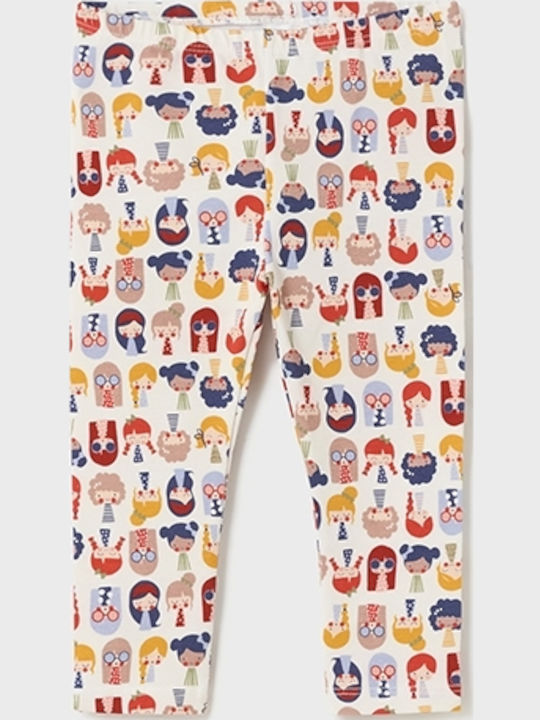Kinder Leggings Lang Beige