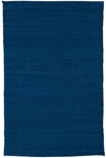 Koulis Carpets Σετ Καλοκαιρινά Χαλιά Κρεβατοκάμαρας Βαμβακερά Μπλε 3τμχ