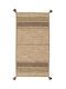 Koulis Carpets Σετ Καλοκαιρινά Χαλιά Κρεβατοκάμαρας Βαμβακερά Μπεζ 0018-00010-070 3τμχ