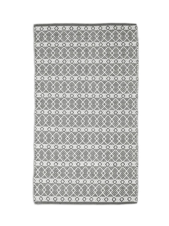 Koulis Carpets Summer Cotton Bedroom Rugs Set Gray 0018-00002-070 3pcs