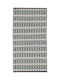 Koulis Carpets Summer Cotton Bedroom Rugs Set Blue 0018-00005-070 3pcs