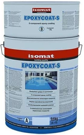 Isomat Epoxycoat-S Χρώμα Πισίνας Λευκό 2kg 040616021