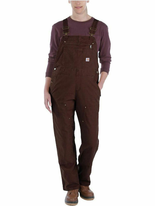 Carhartt Rugged Flex Женска Салопета Кафяв