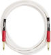 Fender Cable 6.3mm male - 6.3mm male 3.048m White (0990810209)