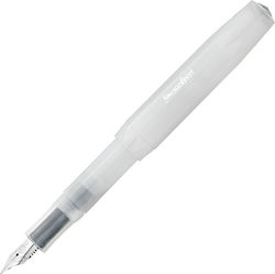 Kaweco FROSTED Sport Writing Pen Fine White with White Ink