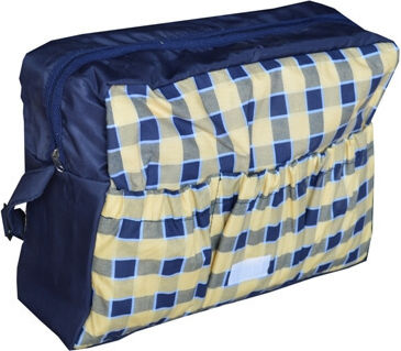 Bebe Stars Shoulder/Hand Diaper Bag Blue