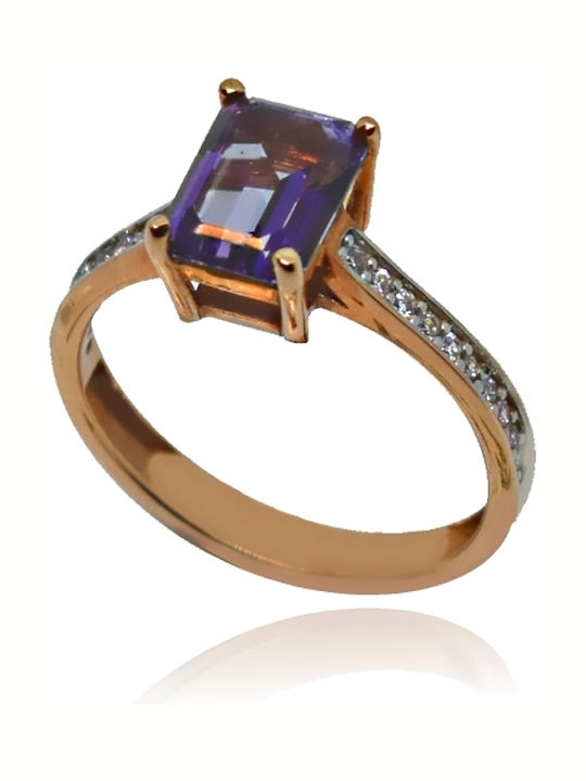 Tasoulis Jewellery Collection Inel Solitar din Aur 14K