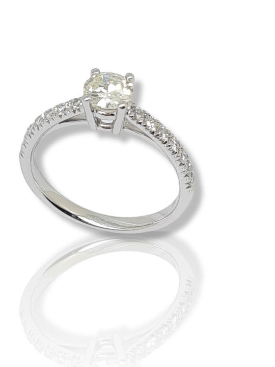 Mentzos Single Stone with Diamond