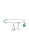 Paraxenies Child Safety Pin made of Silver for Boy