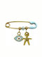 Roloi Kaliamanis Child Safety Pin made of Gold 14K for Boy