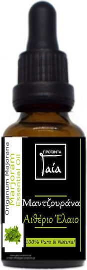 Gaia Products Αιθέριο Έλαιο Μαντζουράνα με Σταγονόμετρο 5ml