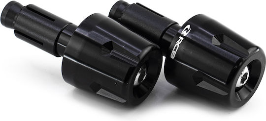 Racing Boy Motorcycle Handlebar Counterweights in Black Colour
