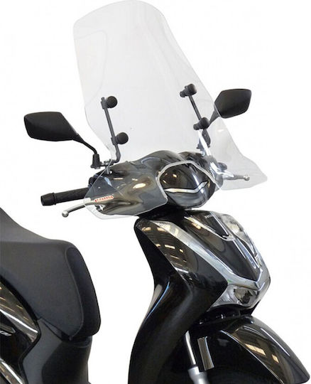 Fabbri Transparentes Visier Motorrad für Honda SH 125 / SH 150 3355/A