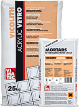 Vimatec Κόλλα Υαλότουβλων Λευκή 25kg