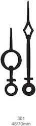 Art & Colour Clock Mechanism in Black Color