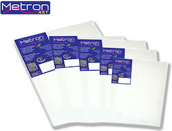 Metron Canvas pe Șasiu Rectangular cu panze 30x40cm. 350gr/m²