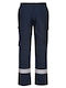 Portwest Pantaloni De Lucru Cu Elemente Reflectorizante Albastru Marin