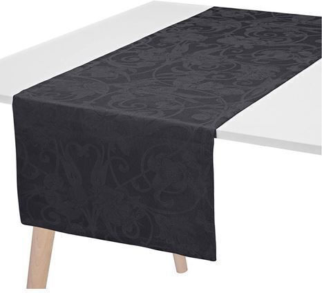 Le Jacquard Francais Runner Negru 50x150cm