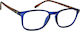 Oramont Reading Glasses +3.00 in Blue Color 9062