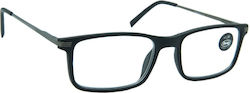 Oramont Reading Glasses +1.75 in Black Colour 1114
