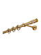 Zogometal Metallic Curtain Pole E4134 Single Φ25mm 40cm Gold